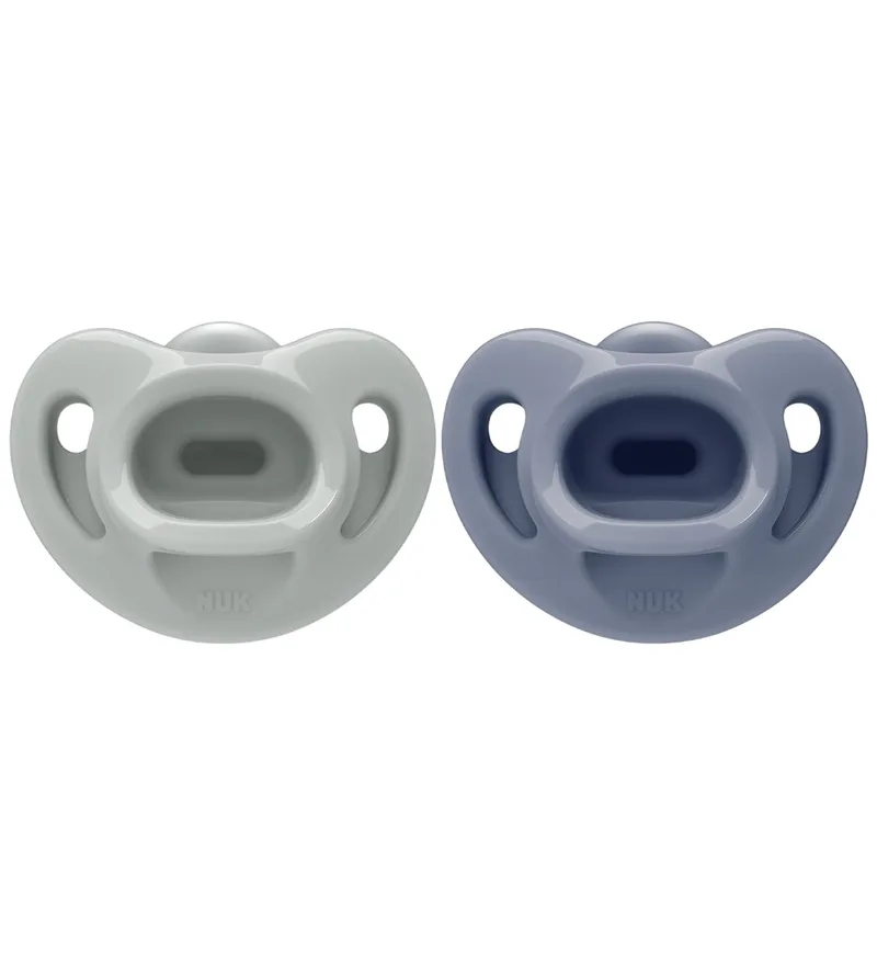 Fopspenen - 2-pack - First Choice Soft - Groen/Blauw by NUK – product photo