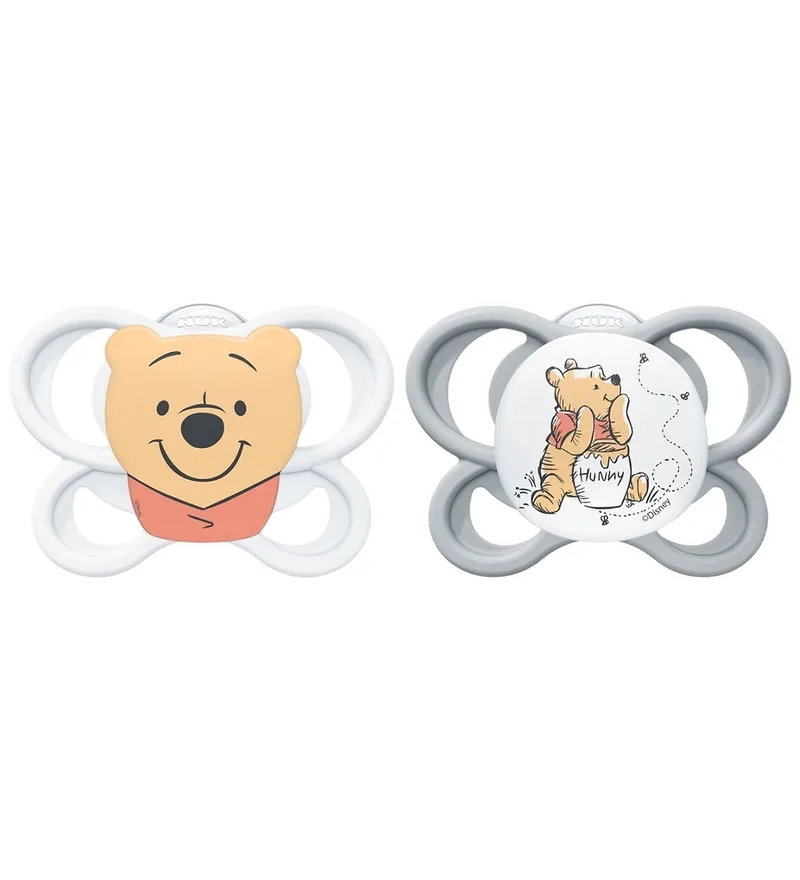 Fopspenen - 2-pack - Perfecte match Air - Winnie The Pooh van NUK – productfoto