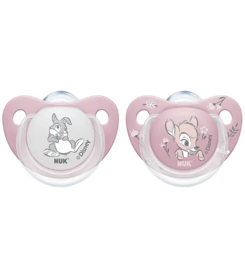 Fopspenen - 2-pack - Silicone - Bambi van NUK – productfoto