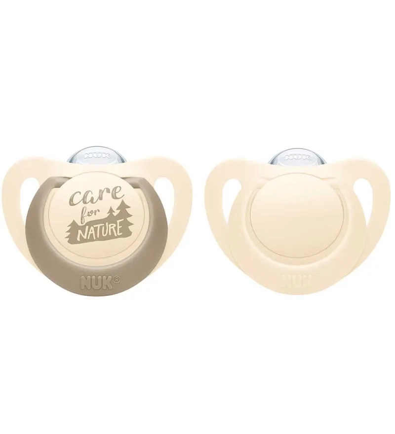 Fopspenen - For Nature - 2-pack - Crème från NUK – produktbild