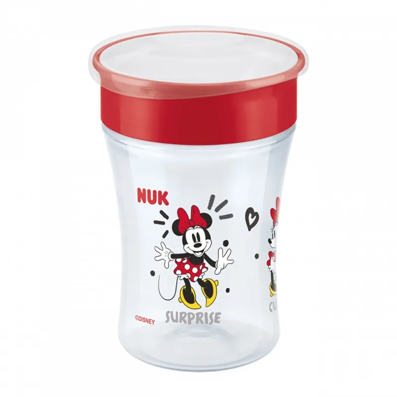 Magic 360° babybeker Minnie 230ml - Oefenbeker by NUK in Red – product photo