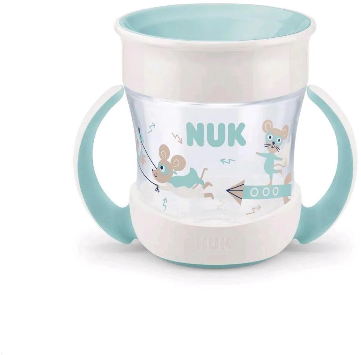Mini Magic 360 babybeker 160ml - Oefenbeker by NUK in Red – product photo