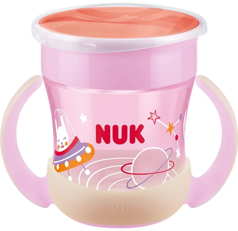 Mini Magic Cup Night 160ml - Oefenbeker 360° by NUK in Pink – product photo