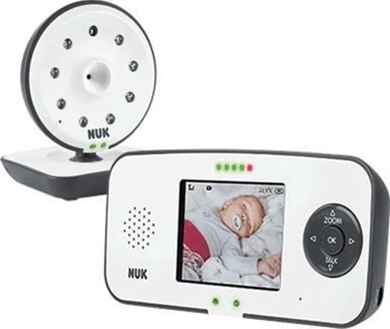 NUK 550VD beeld babyfoon met camera van NUK in Wit zwart – productfoto
