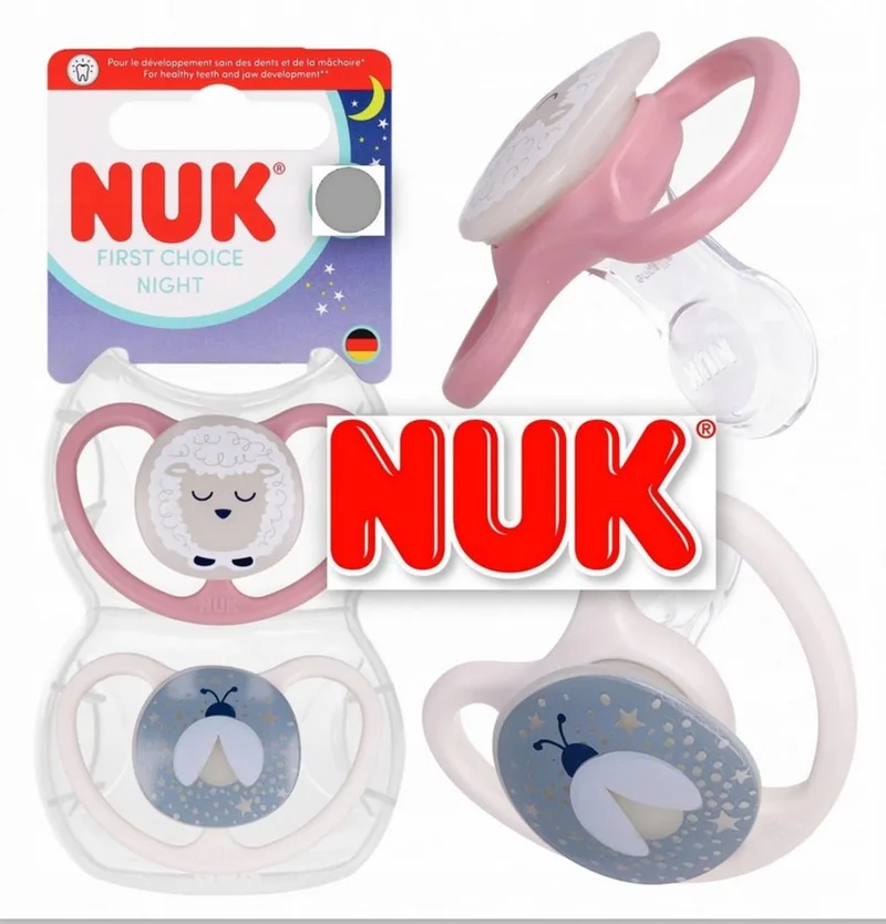 Perfect Match Air fopspenen(schaap / vuurvlieg) - 18-36 maanden by NUK in Blue – product photo