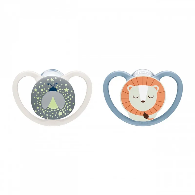 Perfect Match Air Night fopspeen siliconen 0-6m - Speen van NUK in Meerkleurig – productfoto