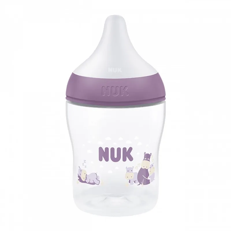 Perfect Match Babyfles 150ml Temperatuurcontrole - Zuigfles by NUK in Paars – product photo