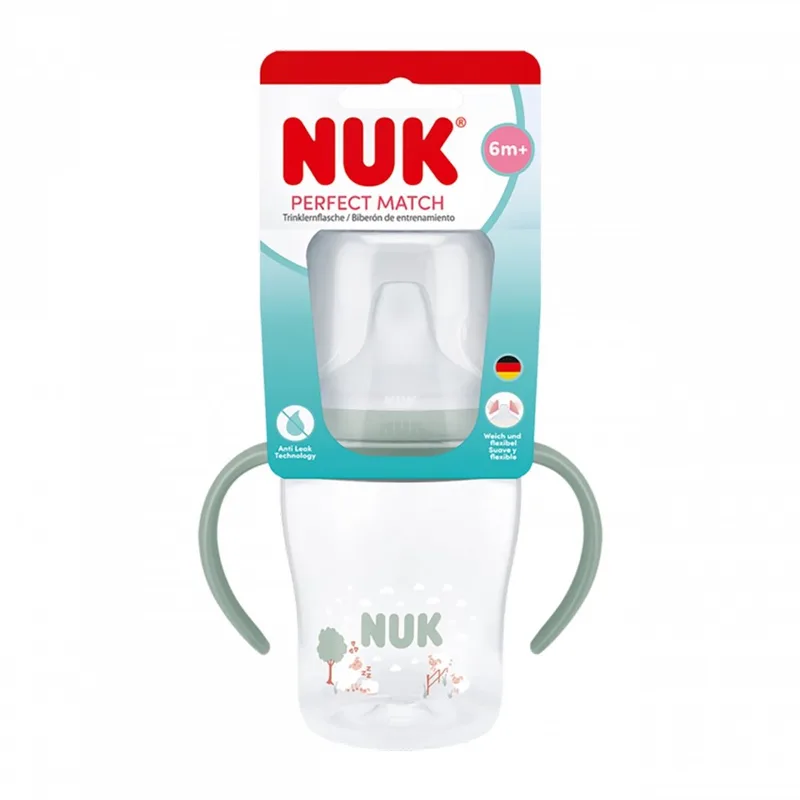 Perfect Match Leerfles 150ml Siliconen Tuit - Drinkbeker by NUK in Green – product photo