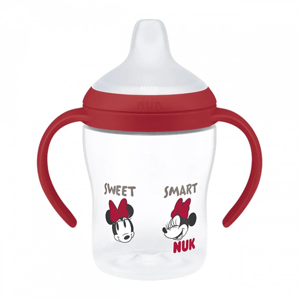 Perfect Match leerfles Minnie Mouse 150 ml - Drinkbeker van NUK in Rood – productfoto