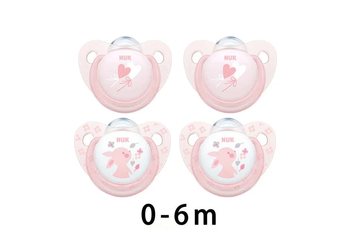 Schnuller NUK Babyschnuller 0-6M Vorteilset von NUK in Rosa – Produktfoto