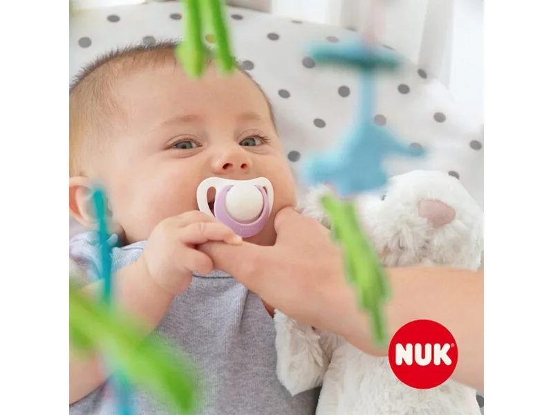 Schnuller NUK Babyschnuller Happy Days 0-6 Monate van NUK in Groen – productfoto 3 van 3