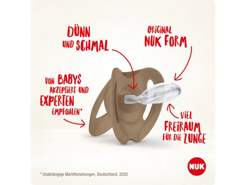 Schnuller NUK Babyschnuller Happy Days 0-6 Monate van NUK in Groen – productfoto 2 van 3