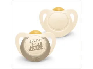 Schnuller NUK for Nature Baby-Nachhaltige Gummischnuller Latex de NUK en Beige – photo produit 1 sur 3