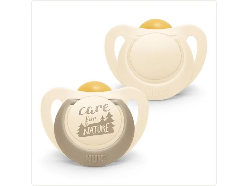 Schnuller NUK for Nature Baby-Nachhaltige Gummischnuller Latex de NUK en Beige – photo produit 1 sur 3