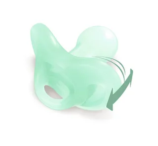 Schnuller Sensitive Schnuller 0–6 Monate + Sensitive Schnuller 6-18 Monate SET by NUK in Pink – product photo 3 of 5