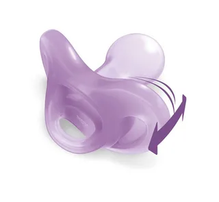 Schnuller Sensitive Schnuller 0–6 Monate + Sensitive Schnuller 6-18 Monate SET by NUK in Pink – product photo 4 of 5