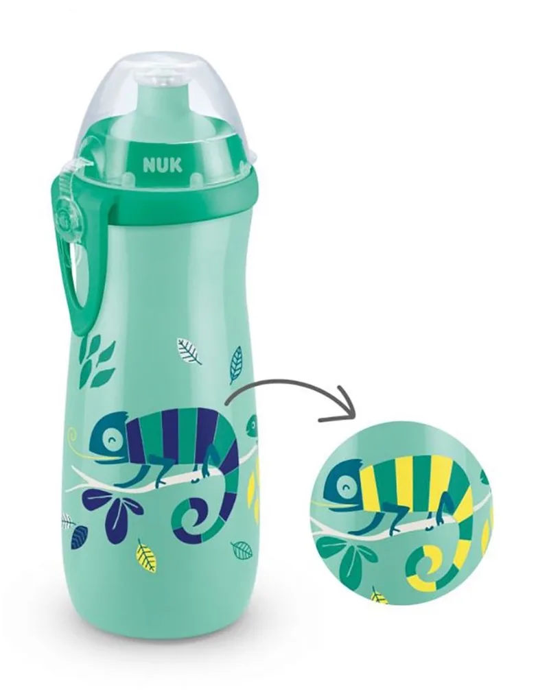 Sports Cup Chameleon drinkfles 450ml - Kinderfles de NUK en Vert – photo produit