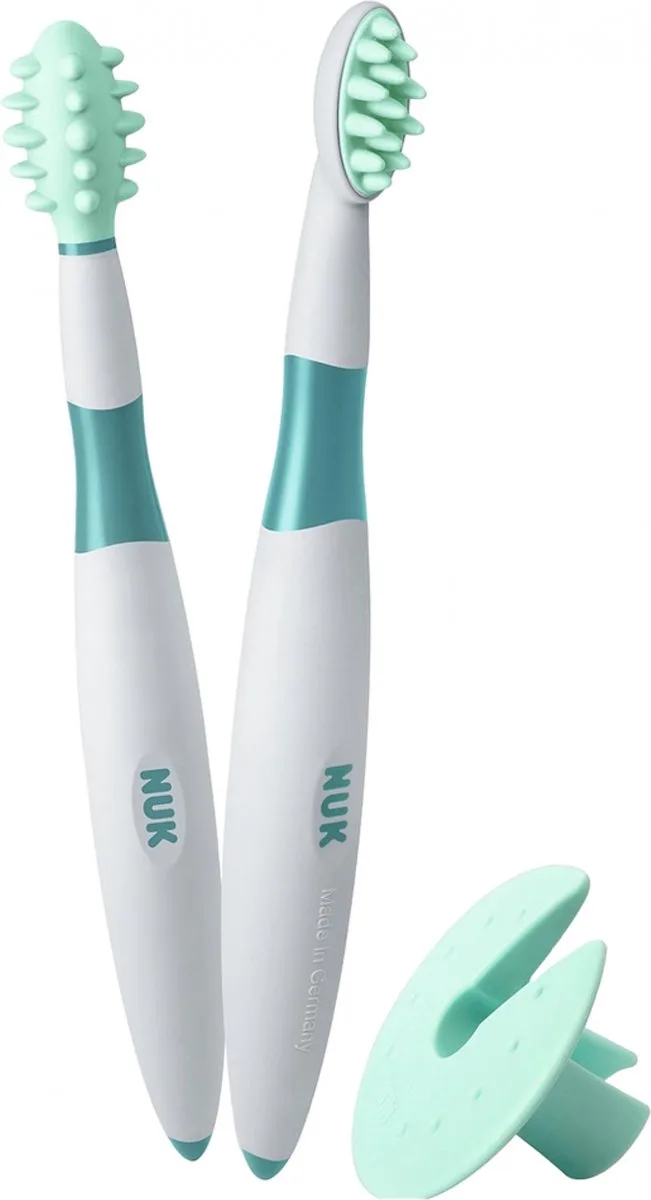 Training Tandenborstel Set van NUK in Groen – productfoto