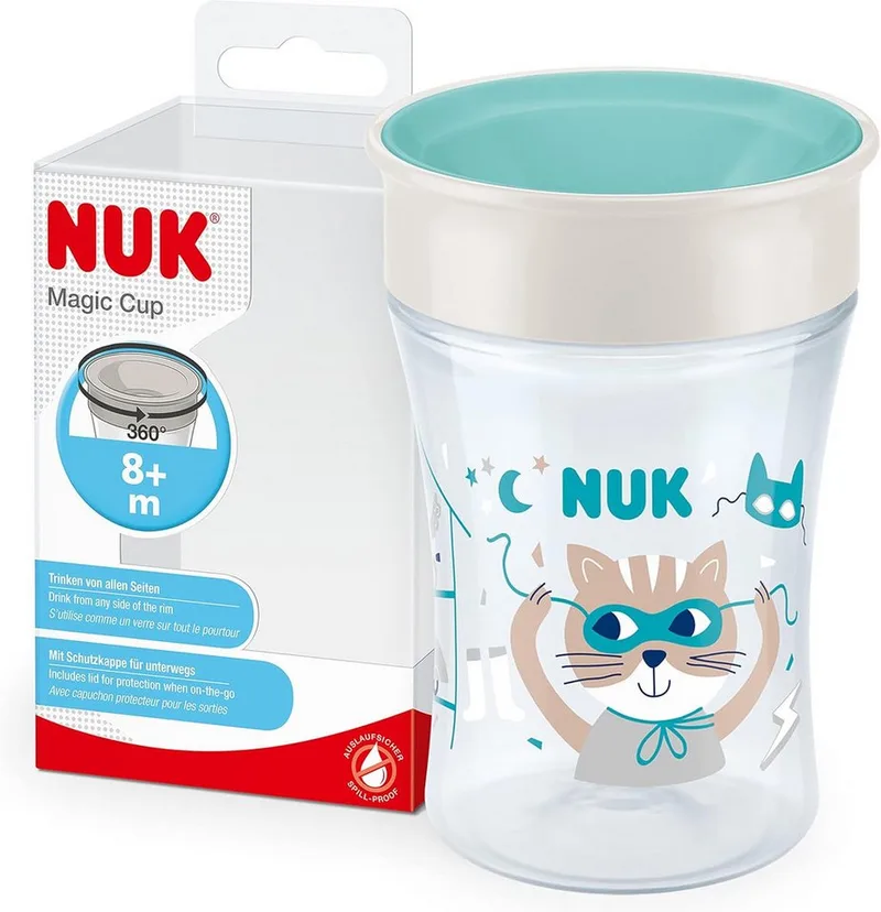 Trinkflasche NUK Magic Cup, 230ml, mint van NUK – productfoto