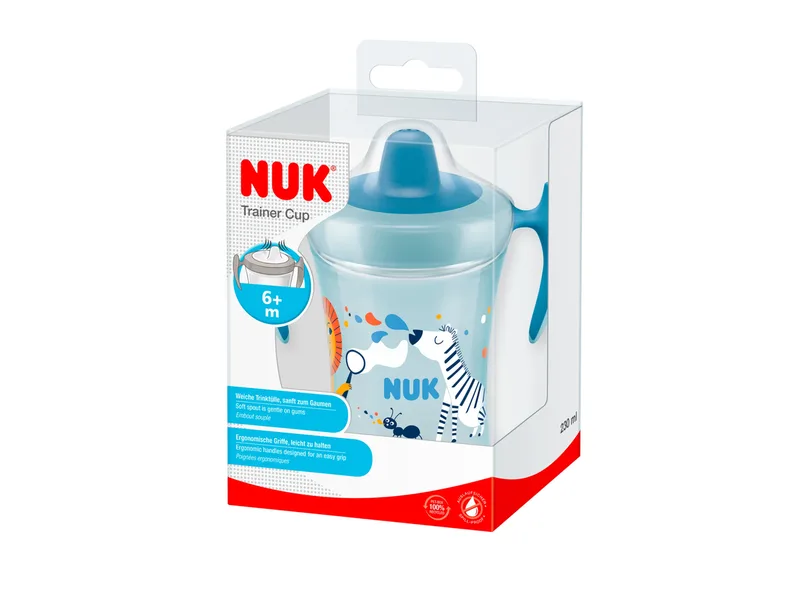 Trinkflasche NUK Trainer Cup, 230ml, blau von NUK – Produktfoto 2 von 4