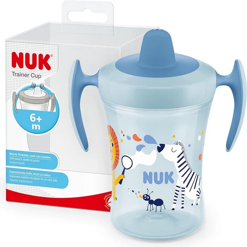 Trinkflasche NUK Trainer Cup, 230ml, blau von NUK – Produktfoto 1 von 4