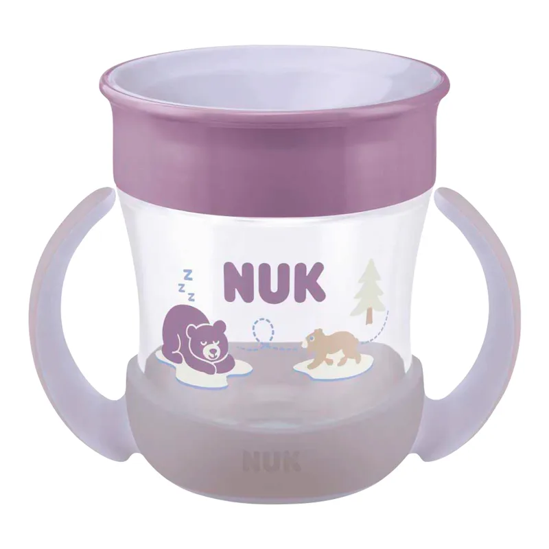 Trinklernbecher Mini Magic Cup Night 160ml by NUK in Purple, 8,7 × 10,7 × 13,5 mm – product photo
