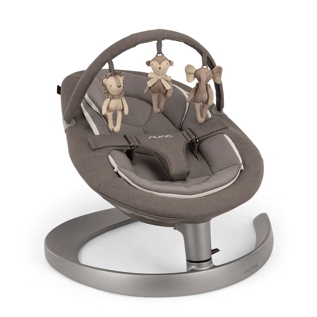 Wipstoel Nuna Leaf Grow Granite met Speelboog von Nuna – Produktfoto