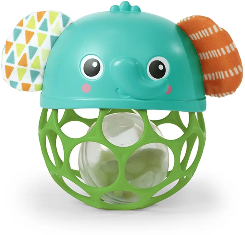 baby rammelaar met licht & geluid van Oball in Meerkleurig – productfoto