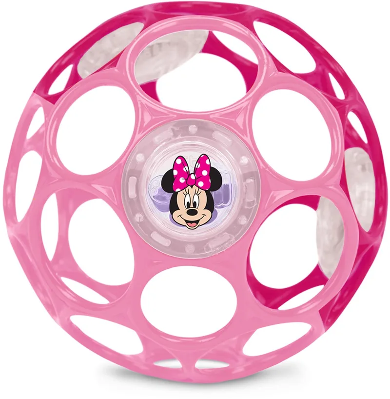 baby rammelaar Minnie Mouse de Oball en Rose – photo produit