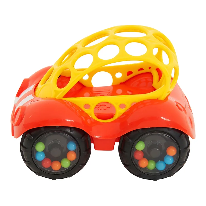 Rassel-Auto Rattle & Roll™ van Oball in Meerkleurig, 120 × 85 × 90 mm – productfoto 2 van 3