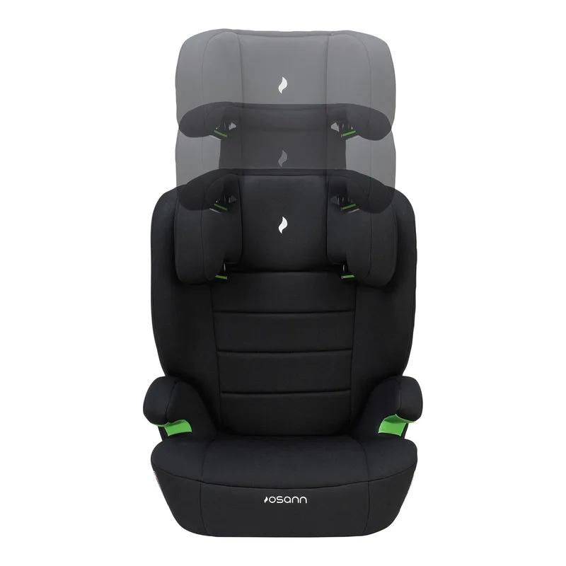 Autokindersitz Musca i-Size - Black, Kinder Autositz ab 3 Jahre - 12 Jahre (100 cm - 150 cm) mit Isofix von Osann in Schwarz – Produktfoto 3 von 3
