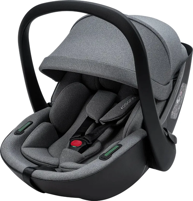 Cuddle i-Size Autostoel 40-150 cm – Isofix – R129 – Groep 0/1/2/3 – Verstelbare Hoofdsteun & Comfort Insert van Osann in Grijis – productfoto