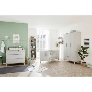 Babybett Fiene 70 x 140 cm fra Paidi i Grå, Natur, 145 × 82 mm – produktbillede 1 af 2