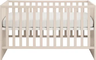 Babybett LITTLE SNU 70x140cm in Beige oder Weiß, umbaubares Kinderbett, Gitterbett 4-fach höhenverstellbar, entnehmbare Sprossen, Juniorbett von Paidi in Beige, Braun – Produktfoto 4 von 5