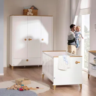 Babybett Lotte & Fynn 70 x 140 cm fra Paidi i Hvid, 149 × 84 × 80 mm – produktbillede 2 af 3