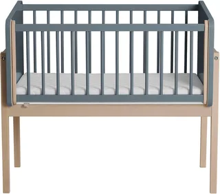 Beistellbett LITTLE CLOUD, mit Lattenrost, variabel höhenverstellbar, umbaubar zum Tiny Sofa von Paidi in Blau – Produktfoto 5 von 5