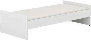 Kinderbett LITTLE FLO, vom Baby bis zum Teeni, in mehreren Farben und Breiten (Breite/Länge: 90x200cm + 120X200cm +140x200cm), umbaubar zum Kinder- oder Jugendbett, Bodenbett auch als Sofa nutzbar von Paidi in Weiß – Produktfoto 3 von 4