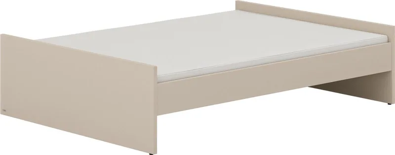 Kinderbett LITTLE FLO, vom Baby bis zum Teeni, in mehreren Farben und Breiten (Breite/Länge: 90x200cm + 120X200cm +140x200cm), umbaubar zum Kinder- oder Jugendbett, Bodenbett auch als Sofa nutzbar von Paidi in Beige – Produktfoto 3 von 4