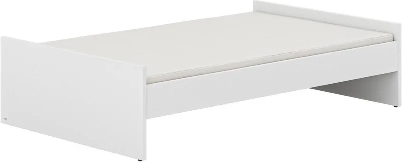 Kinderbett LITTLE FLO, vom Baby bis zum Teeni, in mehreren Farben und Breiten (Breite/Länge: 90x200cm + 120X200cm +140x200cm), umbaubar zum Kinder- oder Jugendbett, Bodenbett auch als Sofa nutzbar von Paidi in Weiß – Produktfoto 2 von 4