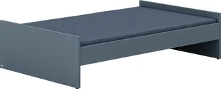 Kinderbett LITTLE FLO, vom Baby bis zum Teeni, in mehreren Farben und Breiten (Breite/Länge: 90x200cm + 120X200cm +140x200cm), umbaubar zum Kinder- oder Jugendbett, Bodenbett auch als Sofa nutzbar von Paidi in Blau – Produktfoto 5 von 5