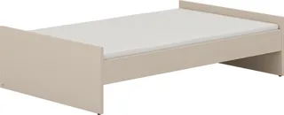 Kinderbett LITTLE FLO, vom Baby bis zum Teeni, in mehreren Farben und Breiten (Breite/Länge: 90x200cm + 120X200cm +140x200cm), umbaubar zum Kinder- oder Jugendbett, Bodenbett auch als Sofa nutzbar von Paidi in Beige – Produktfoto 3 von 4