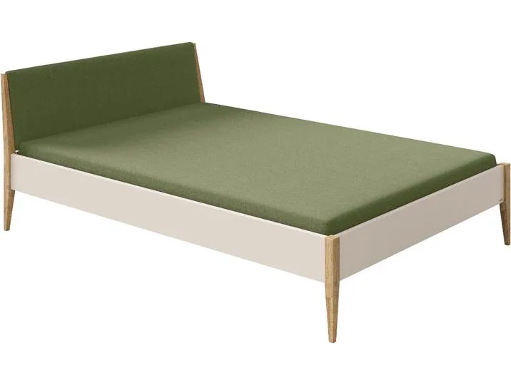 Kinderbett PAIDI STIENE in verschiedenen Größen und Farben , grün (cashmere, beige, nordic grün), B:147cm H:80cm L:214cm, Betten, Kinderbett, Jugendbett mit Massivholz, pflegeleicht, langlebig, Jugendliege fra Paidi – produktbillede