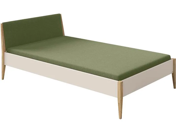 Kinderbett PAIDI STIENE in verschiedenen Größen und Farben , grün (cashmere, beige, nordic grün), B:127cm H:80cm L:214cm, Betten, Kinderbett, Jugendbett mit Massivholz, pflegeleicht, langlebig, Jugendliege by Paidi – product photo