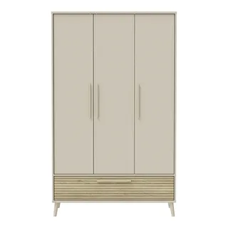 Kleiderschrank Eefje 3-türig de Paidi en Beige, 124 × 204 mm – photo produit 1 sur 3