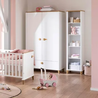 Kleiderschrank Lotte & Fynn 2-türig från Paidi i Vit, 119 × 202 mm – produktbild 1 av 2
