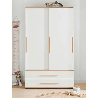 Kleiderschrank Yolanda 2-türig van Paidi in Wit, Naturel, 124 × 207 mm – productfoto 1 van 3