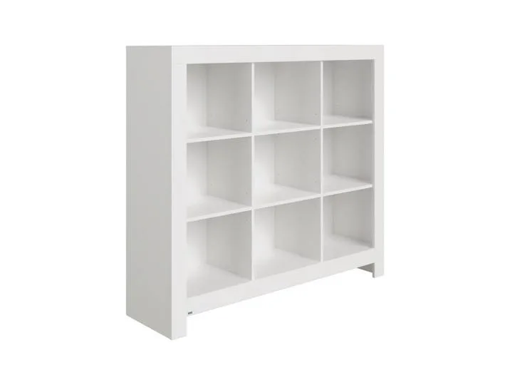Regal, Weiß, Recyclingholz, 6 Fächer, 141.2x128.1x39.3 cm, Blauer Engel, Beimöbel erhältlich, stehend, in verschiedenen Größen erhältlich, Kinderzimmer & Jugendzimmer, Kindermöbel, Kinderregale van Paidi – productfoto