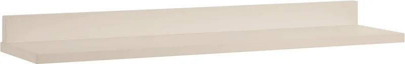Wandregal in verschiedenen Farben, 95 cm Breite, Schweberegal, stabiles Hängeregal aus Holz, 20 Kg Tragkraft, Wandboard van Paidi in Beige, Bruin – productfoto 1 van 2