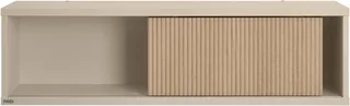 Wandregal JONTE in Beige mit Schiebetür & 2 Fächern, Hängeregal, 20 Kg Tragkraft, Wandboard van Paidi in Beige, Bruin – productfoto 3 van 5