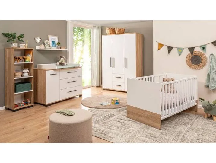 Wickelkommode Elian Plus Kreideweiß Dekor fra Paidi – produktbillede
